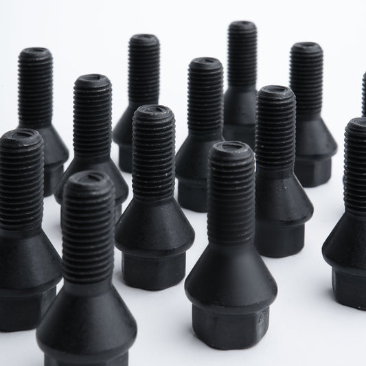 Radbolzen passend für BMW Kegelbund 60° M12x1,5 26mm SET 16 Stk.