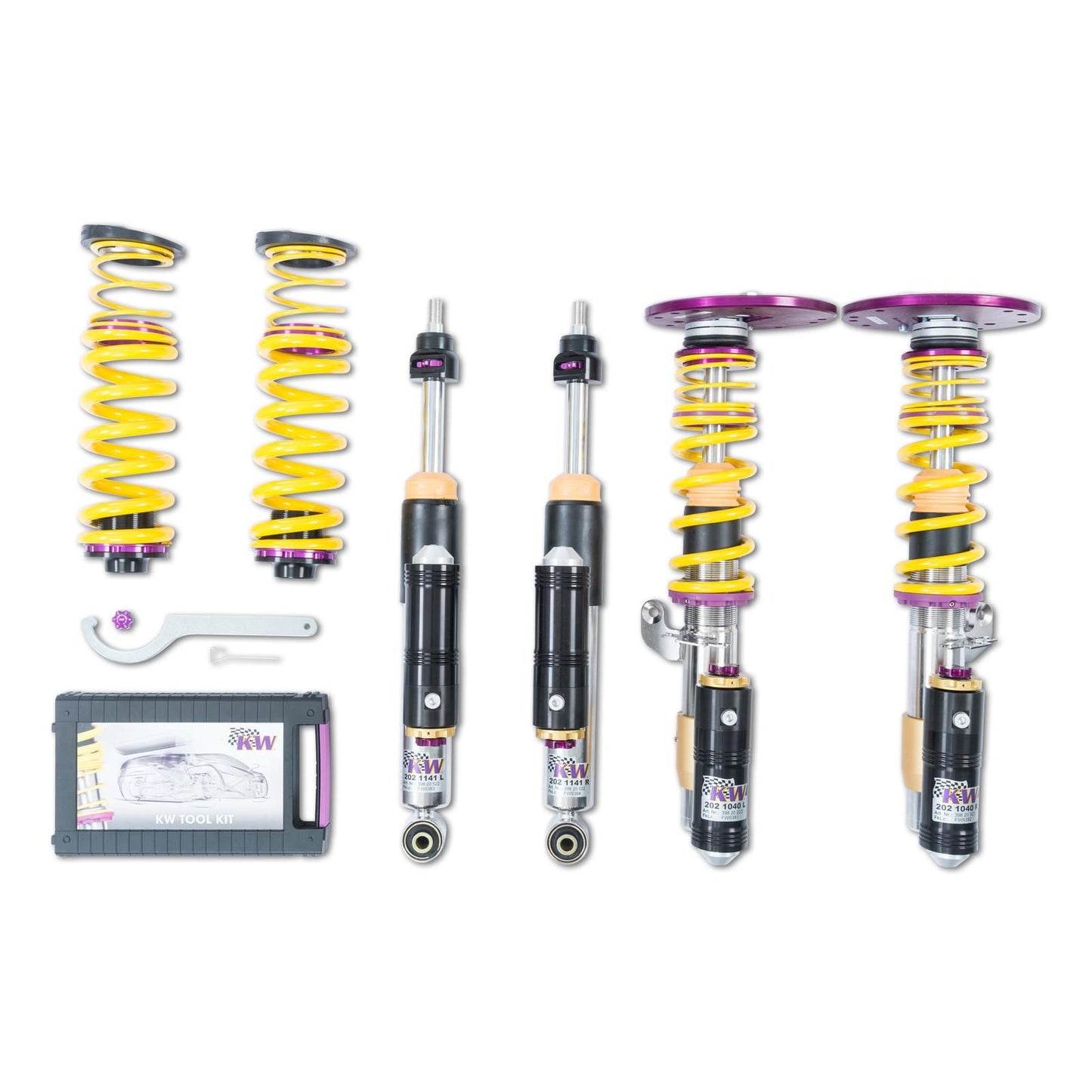 KW Gewindefahrwerk V4 Clubsport inkl. Stützlager - 397202BH