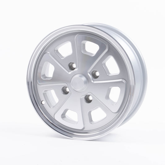 Maxilite Babyfuchs Design Felge 5,5x15 4x130 ET35 silber/glanzgedreht