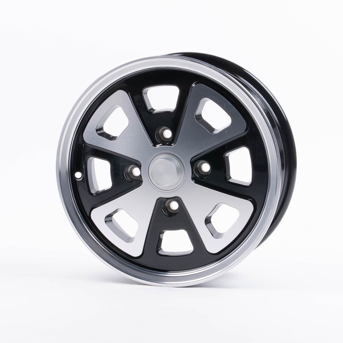 Maxilite Babyfuchs Design Felge 5,5x15 4x130 ET35 schwarz/glanzgedreht