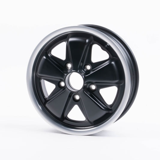 Maxilite Fuchs Design Felge 4,5x15 5x130 ET37 mattschwarz/glanzgedreht