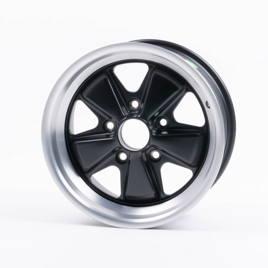 Maxilite Fuchs Design Felge 7x15 5x130 ET23,3 mattschwarz/glanzgedreht