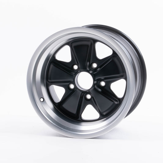 Maxilite Fuchs Design Felge 9x15 5x130 ET35 mattschwarz/glanzgedreht