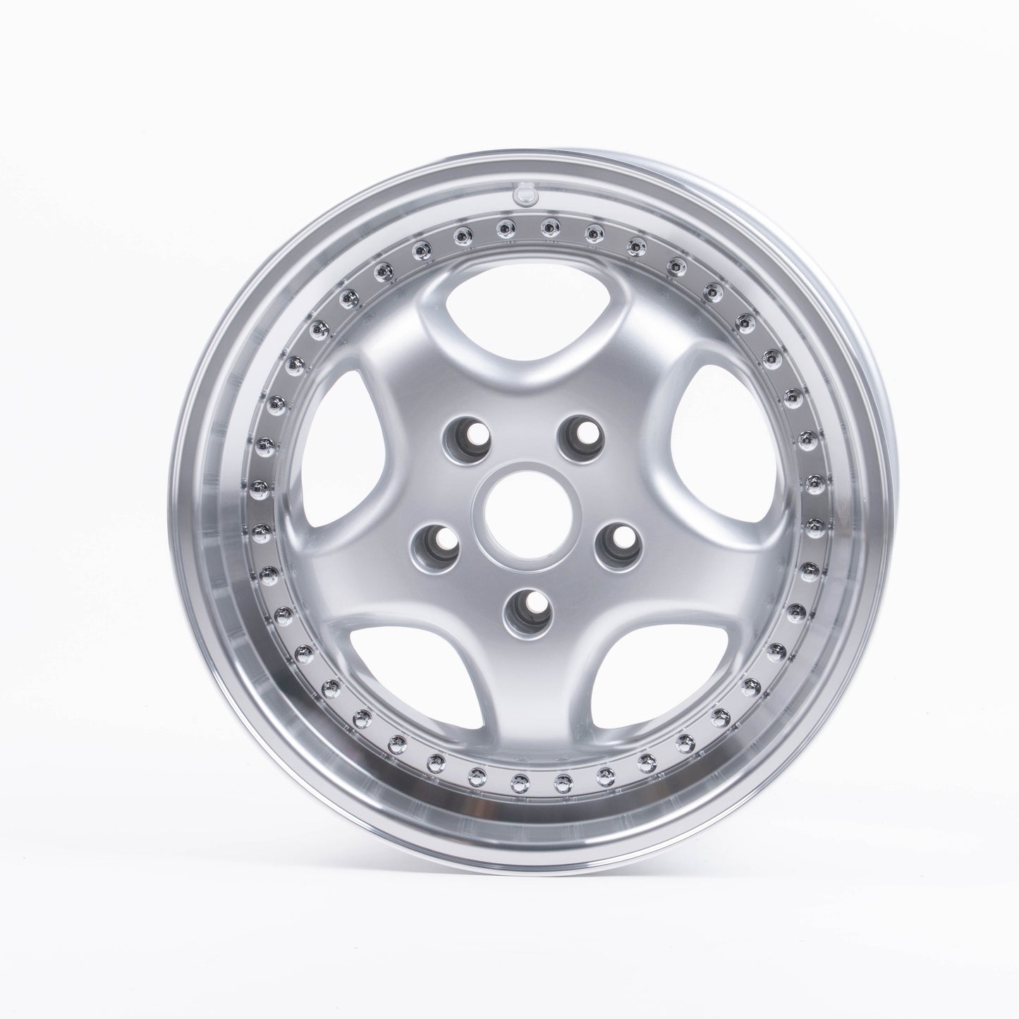 Maxilite Mehrteiler Design Felge 8x18 5x130 ET10,6  silber/glanzgedreht