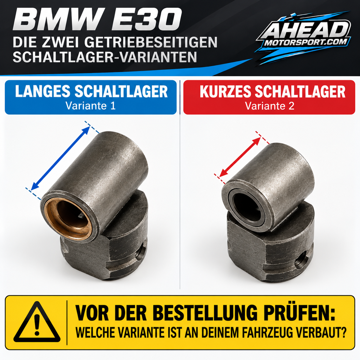 Schaltlager Kit passend für BMW E30